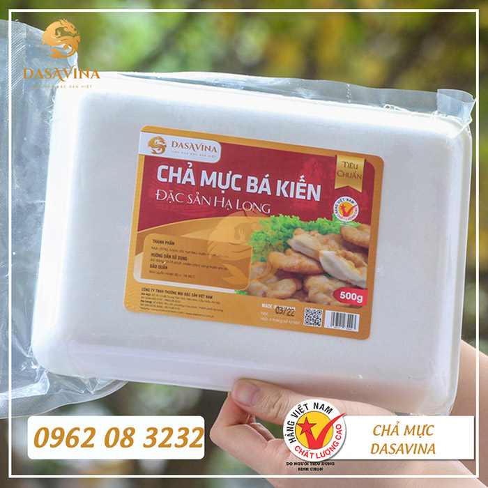 Chả mực Bá Kiến -Chả mực Hạ Long Cao Cấp